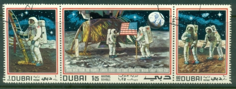 Dubai-1969-Mi362-364-Apollo-11-First-Man-on-the-Moon-CTO