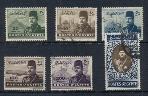 Egypt-1947-51-King-Farouk-Redrawn-Asst-FU