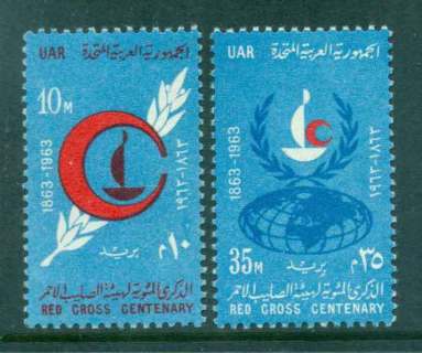 Egypt-1963-Red-Cross-Centenary-MLH-lot50020