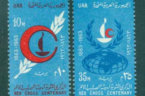 Egypt-1963-Red-Cross-Centenary-MLH-lot50020