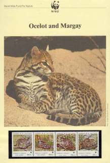 El Salvador 1988 WWF Ocelot & Margay