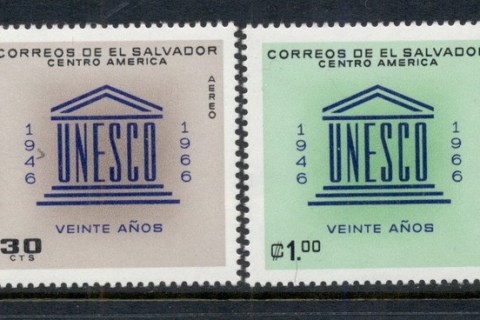 El-Salvador-1966-UNESCO-20th-Anniversary-MUH