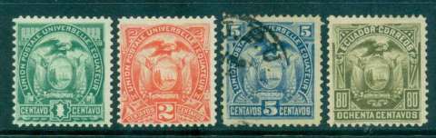 Ecuador-1887-Coat-of-Arms-80c-MNG-FU-MLH-MNG-Lot46581