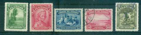 Ecuador-1937-Pictorials-MLH-FU-Lot46626