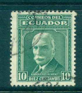 Ecuador-1942-Alfredo-Moreno-FU-Lot46644