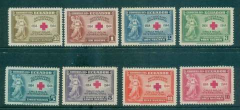 Ecuador-1945-Red-Cross-gum-tones-MLH-Lot46658