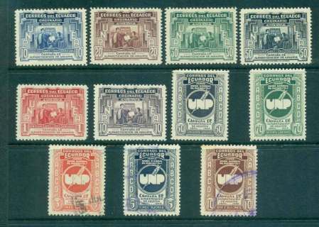 Ecuador-1946-Campaign-for-Adult-Education-MLH-FU-Lot46666