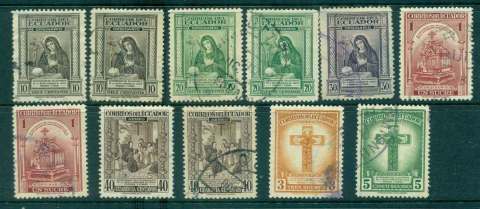 Ecuador-1946-Mariana-de-jesus-Paedes-y-Flores-Ass-FU-Lot46667