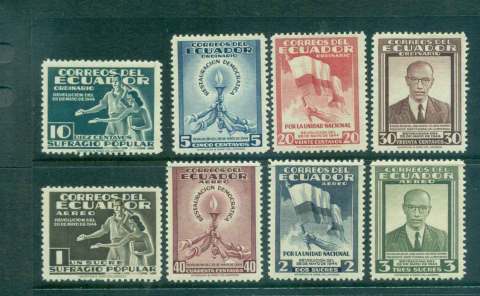 Ecuador-1946-May-Revolution-MLH-Lot46663