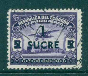 Ecuador-1955-1s-on-3s-Surch-Opt-F-Lot46703