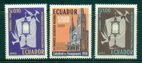 Ecuador-1958-Cathederal-of-Guayaquil-MUH-lot3557