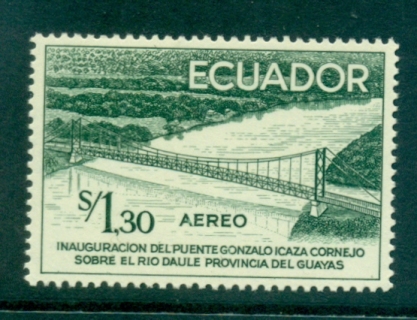 Ecuador-1958-Daule-River-Bridge-MUH-lot3555