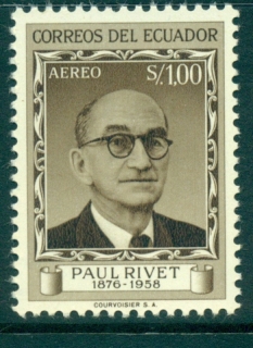 Ecuador-1958-Paul-Rivet-MUH-lot35819