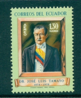 Ecuador-1959-Jose-Tamayo-MUH-lot35822