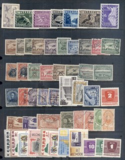 Ecuador-1960s-on-Assorted-Oddments-MLH-FU-MUH