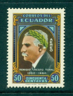 Ecuador-1961-Remigio-Crespo-Toral-MUH-lot35839