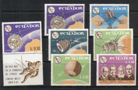 Ecuador-1966-ITU-centenary-MUH