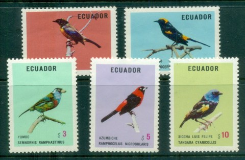 Ecuador-1973-Birds-MUH