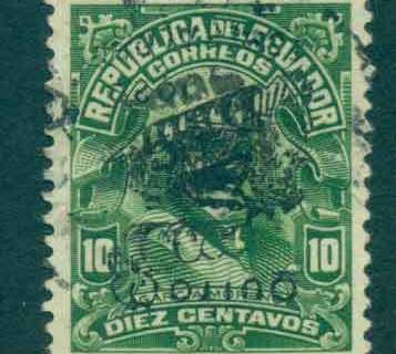 Ecuador-1926-Quito-Esmeraldas-Railway-Opening-10c-Opt-Fu-Lot46614
