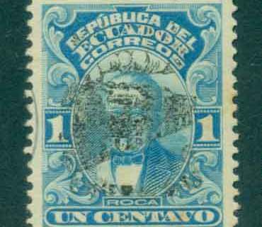 Ecuador-1926-Quito-Esmeraldas-Railway-Opening-1c-Opt-MLH-Lot46612