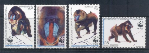 Equatorial-Guinea-1991 WWF Mandrill