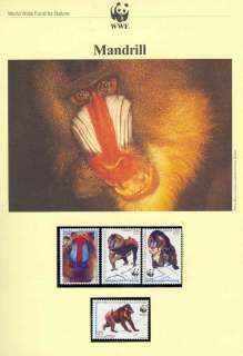 Equatorial Guinea 1991 WWF Mandril