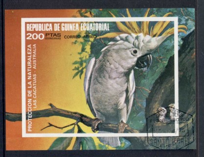 Equatorial-Guinea-1973-Birds-MS-CTO