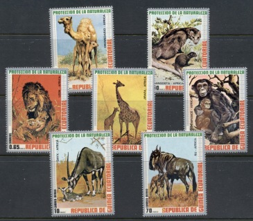 Equatorial-Guinea-1974-African-Animals-MUH