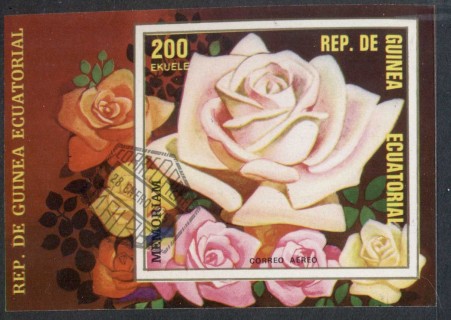 Equatorial-Guinea-1974-Flowers-MS-CTO_1