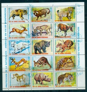 Equatorial-Guinea-1974-Nature-Protection-Sheetlet-CTO