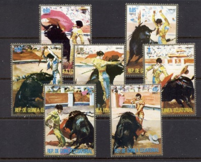 Equatorial-Guinea-1975-Bullfighting-MUH