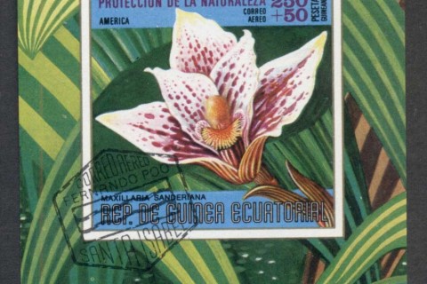 Equatorial-Guinea-1974-Flowers-MS-CTO-2
