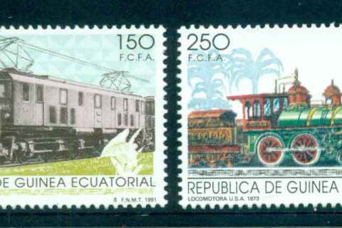 Equatorial-Guinea-1991-Trains-MUH-lot51920