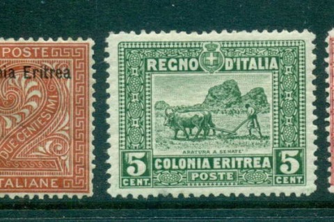 Eritrea-1892-on-Assorted-Oddments-MLH-lot57209 Eritrea-1892-on-Assorted-Oddments-MLH-lot57209