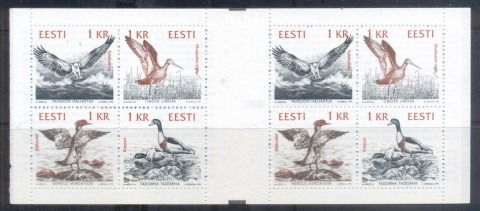 Estonia-1992-Birds-of-the-Baltic-Shores-booklet-MUH