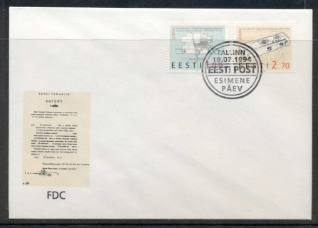 Estonia-1994-Europa-Scientific-Discoveries-FDC