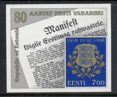 Estonia-1998-Republic-80th-Anniversary-MS-MUH