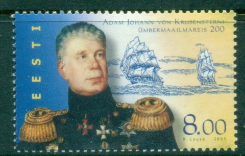 Estonia-2003-The-200th-Anniversary-of-the-Circumnavigation-of-the-Earth-by-Adam-Johann-von-Krusenstern-MUH