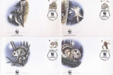 Estonia-1994 WWF European Flying Squirrel FDC