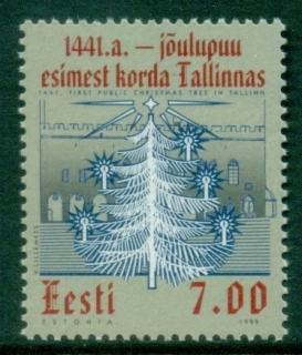 Estonia-1999-Xmas-Tree-MUH
