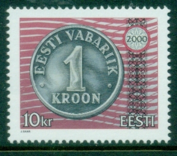 Estonia-2000-One-Kroon-Coin-MUH Estonia-2000-One-Kroon-Coin-MUH
