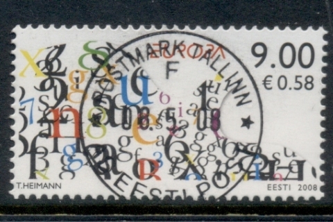 Estonia-2008-Europa-The-Letter-FU