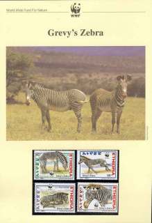 Ethiopia 2001 WWF Grevy's Zebra