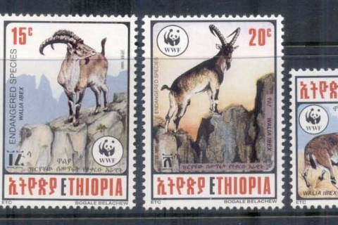 Ethiopia-1990 WWF Walia Ibex