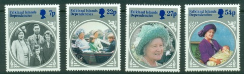 Falkland-Is-Deps-1985-Queen-Mother-85th-Birthday-MUH