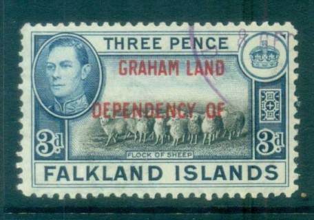 Falkland-Is-Deps-1944-Graham-Land-Opts-3d-FU-lot77936