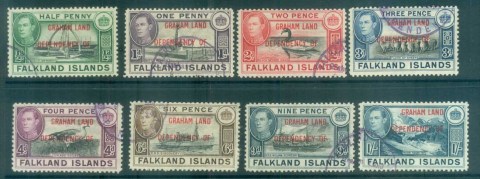 Falkland-Is-Deps-1944-Graham-Land-Opts-FU-lot77935