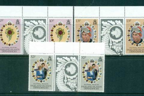 Falkland-Is-Deps-1981-Royal-Wedding-Charles-Diana-gutter-prs-MUH-lot58867