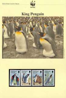 Falkland-Is-1991 WWF King Penguins