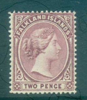 Falkland-Is-1891-1902-2d-purple-MH-lot77597